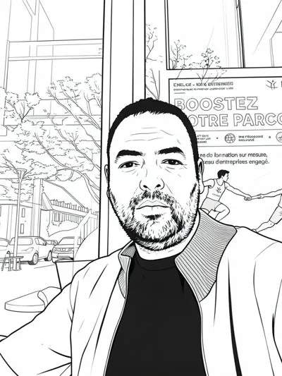 Portrait dessiné de Khalid