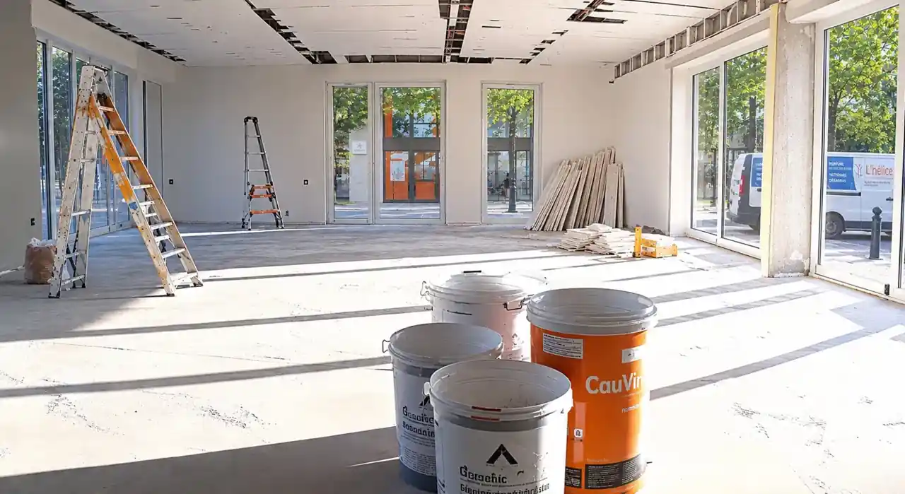 Pièce rénovée à Chambéry après travaux